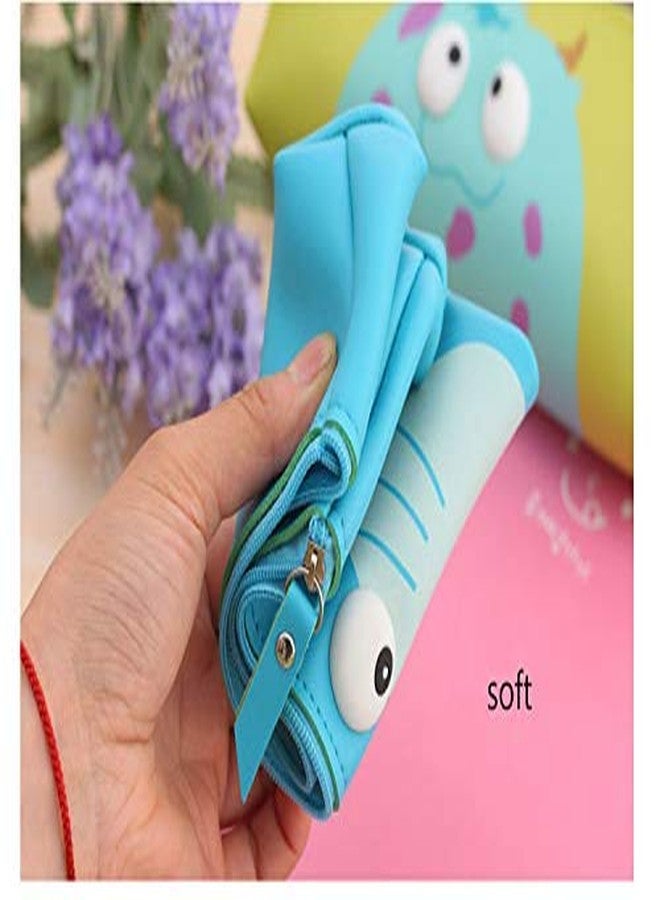Jiada Silicon Cartoon Pencil Pouch Stationery Case - 1 Pcs Assorted Colours - Image 3